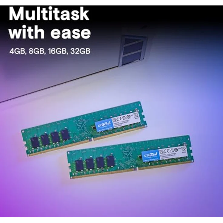 Crucial CT16G4DFRA32A 16GB Speicher (DDR4, 3200 MT-s, PC4-25600, DIMM, 288-Pin) - Preisvergleich – Bild 4