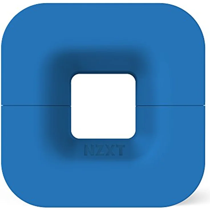 NZXT Puck - Kabelmanagement und Headset-Halterung - Kompakte Baugröße - Silikonmaterial - Kraftvoller Magnet für Montage am Gehäuse - Blau - Preisvergleich – Bild 2