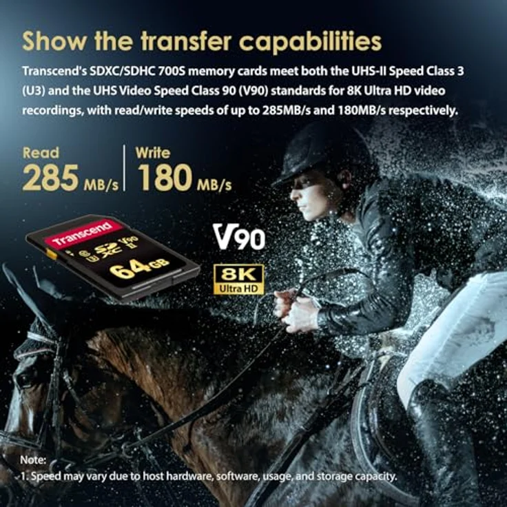 Transcend 64 GB SDXC-SDHC 700S Speicherkarte TS64GSDC700S - bis zu 285 MBs lesen und 180 MBs schreiben – Bild 5