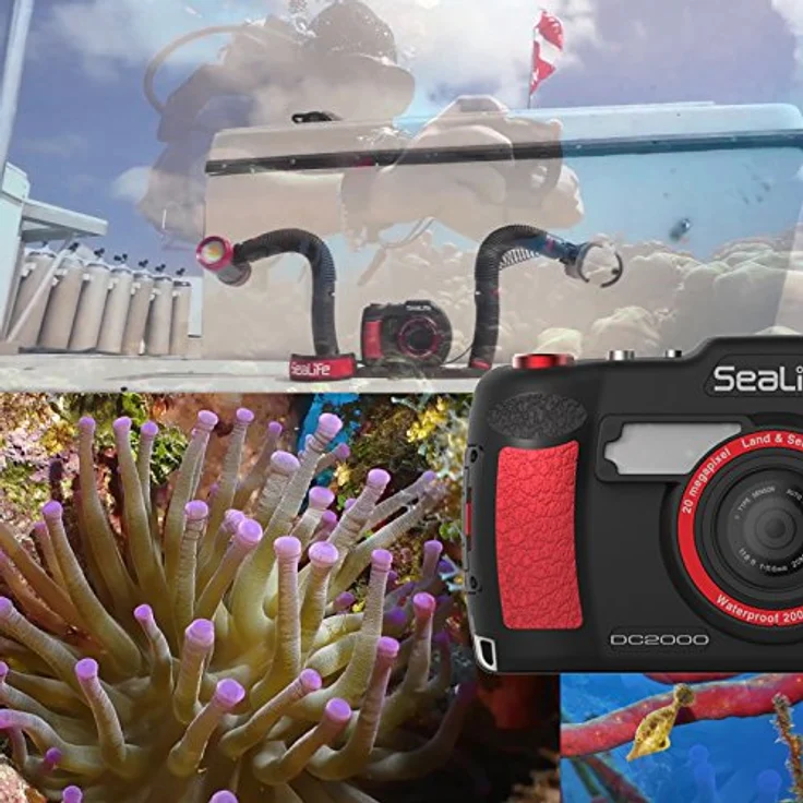 Sealife SL740 DC2000 Unterwasserkamera schwarz-rot – Bild 5