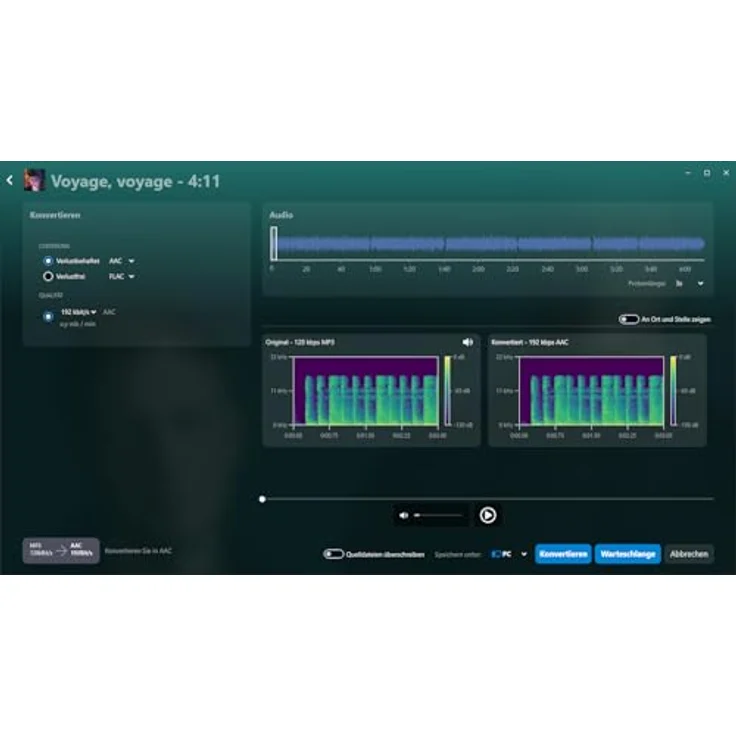 Audials Vision 2025, Dauerlizenz zur Verbesserung von Musik & Videos mit KI, Windows 11/10, Deutsch/Multilingual, Product Key Card #PKC – Bild 3