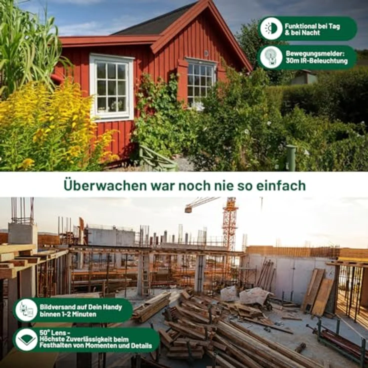 ICUserver ICU CLOM EasyCam, Wildkamera mit 4G/LTE, 50° Linse, 0,3s Auslösezeit, wetterfest, inkl. 500 Coins und 16 GB SD-Karte – Bild 5