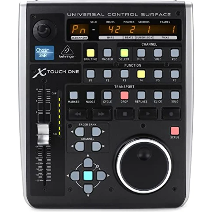 Behringer X-TOUCH ONE Universal-Bedienoberfläche mit berührungsempfindlichem Motor-Fader und LCD-Scribble-Streifen – Bild 2