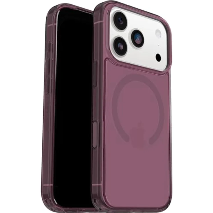 OtterBox Symmetry Clear MagSafe Camera Control, Smartphone Hülle für Apple iPhone 17 Pro mit Aufprallschutz, pink – Bild 1