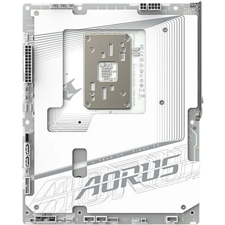 GIGABYTE B850 AORUS Stealth Ice Mainboard, AM5, 14+2+2 Phasen VRM, bis zu 8200 MHz DDR5, 2 x PCIe 5.0, Wi-Fi 7, 5 GbE LAN – Bild 3