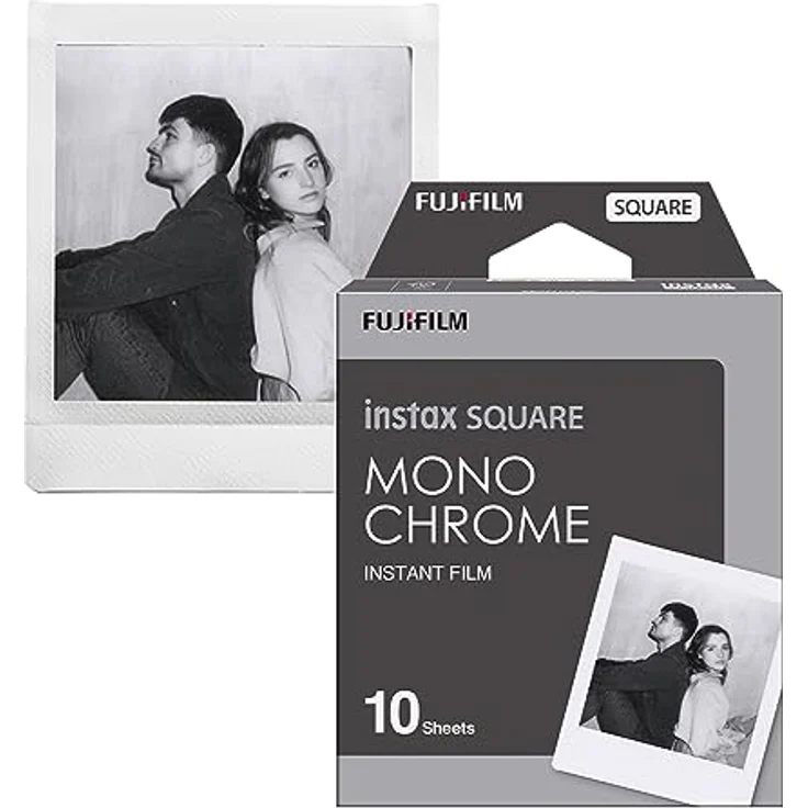 Fujifilm Instax SQUARE MONOCHROME WW 1 Sofortbild-Film Schwarz/Weiß (für SQ10/SQ6/SQ1) – Bild 3