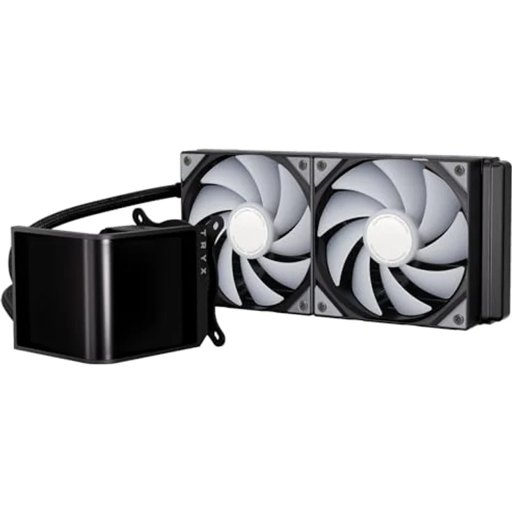 TRYX Panorama SE ARGB, CPU Wasserkühler mit 240-mm-Radiator, ARGB-Beleuchtung und 3D-AMOLED-Display, Schwarz – Bild 5