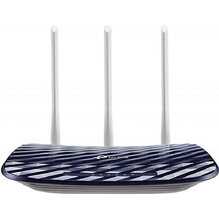 TP-Link Archer C20 Dual Band WLAN Router (300Mbit-s auf 2,4GHz + 433Mbit-s auf 5GHz, 4 10-100 LAN + 1 10-100 WAN Ports, unterstützt einfachen Gast-Netzwerk Zugriff und Kinderschutz) blau weiß – Bild 2