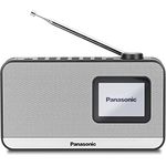 Panasonic RF-D15EG-K Tragbares DAB+/FM Digitalradio mit Bluetooth, 2,4 Zoll TFT LCD-Display, 3W 5cm Lautsprecher, Schlaf-, Wecker- und Uhrfunktion, Schwarz.