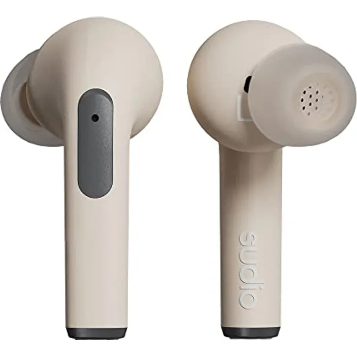 SUDIO N2 Pro, In-Ear True Wireless Kopfhörer mit aktiver Geräuschunterdrückung (ANC), Sandfarbe