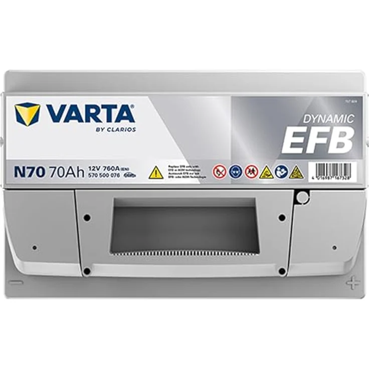 Varta N70 Blue Dynamic EFB, 12V Autobatterie mit 70Ah und 760A für Start-Stop-Fahrzeuge – Bild 5