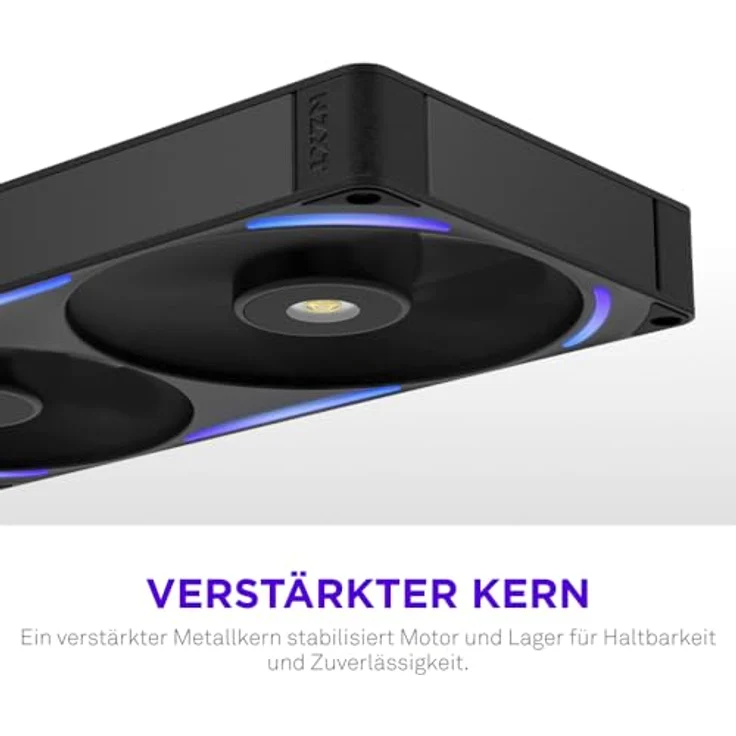 NZXT F Series F280X Black, 280mm Gehäuselüfter mit 4-Pin PWM Anschluss und RGB-Beleuchtung – Bild 7