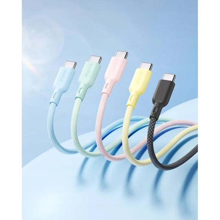 InnoStyle USB-C Schnellladekabel 60W, 2m Mint, kompatibel mit iPhone & Samsung, hochgeschwindigkeits-Datenübertragung – Bild 7