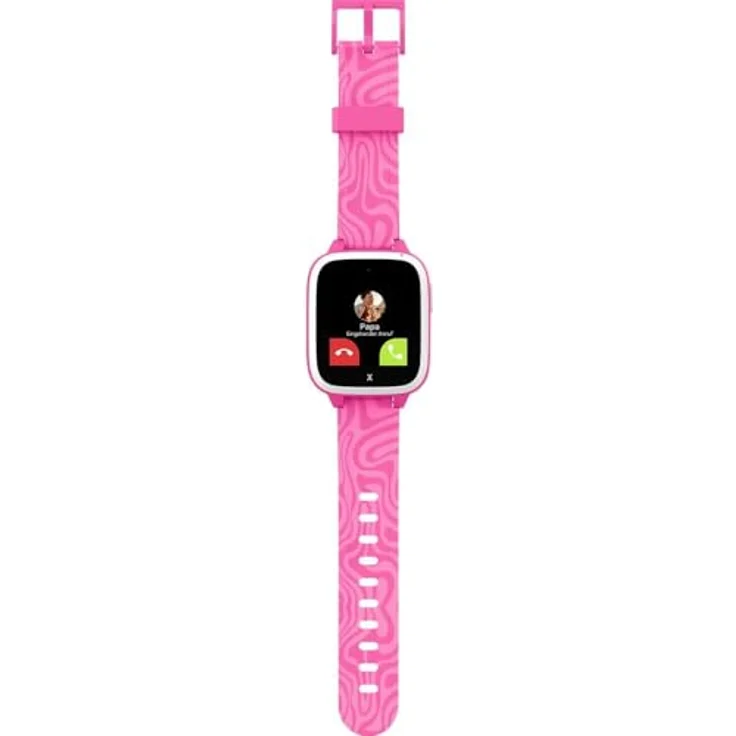 Xplora Smartwatch-Armband XGO3 Strap, Pink Zebra, Dornverschluss, kompatibel mit Smartwatch – Bild 2
