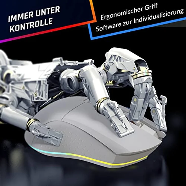 KLIM Blaze Black wireless Gaming-Maus mit DPI-Anpassung (Funk, ergonomisch, wiederaufladbar) – Bild 5