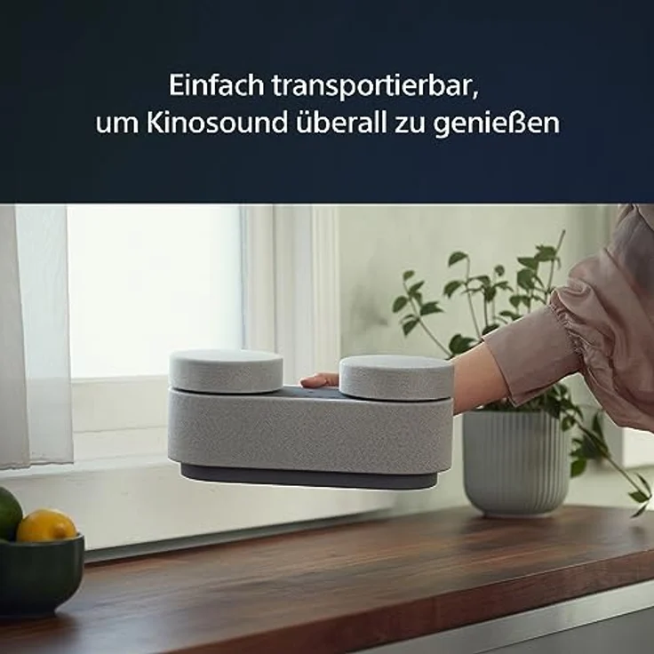 Sony HT-AX7 tragbares Heimkinosystem - Kinosound überall mit 360° Raumklang - Bis zu 30 Stunden Akkulaufzeit - Bluetooth- – Bild 3