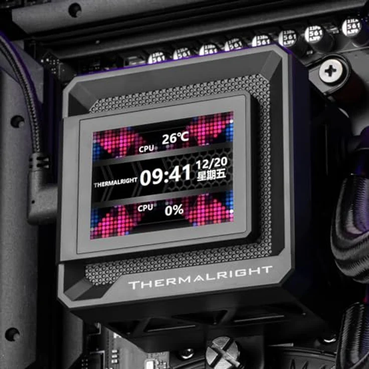 Thermalright Frozen Warframe SE, ARGB Wasserkühlung, 360mm schwarz, CPU Wasserkühler – Bild 6