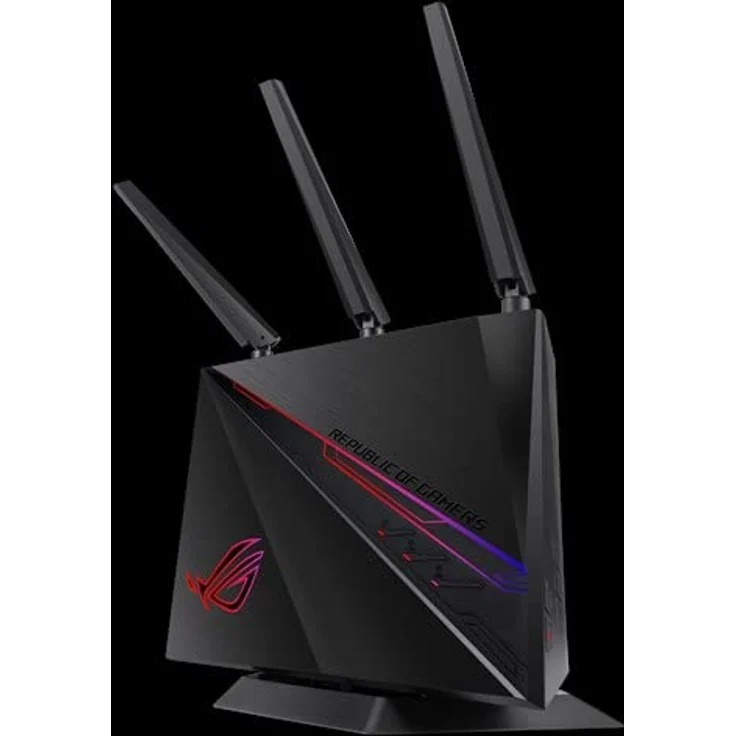 Asus GT-AC2900 ROG Rapture Gaming Router (Ai Mesh WLAN System, WiFi 5 AC2900, Aura Sync LED, VPN Fusion, Geforce Now, 4x Gigabit LAN Link Aggregation, 1.8 GHz DC CPU, AiProtection, USB 3.0) – Bild 6