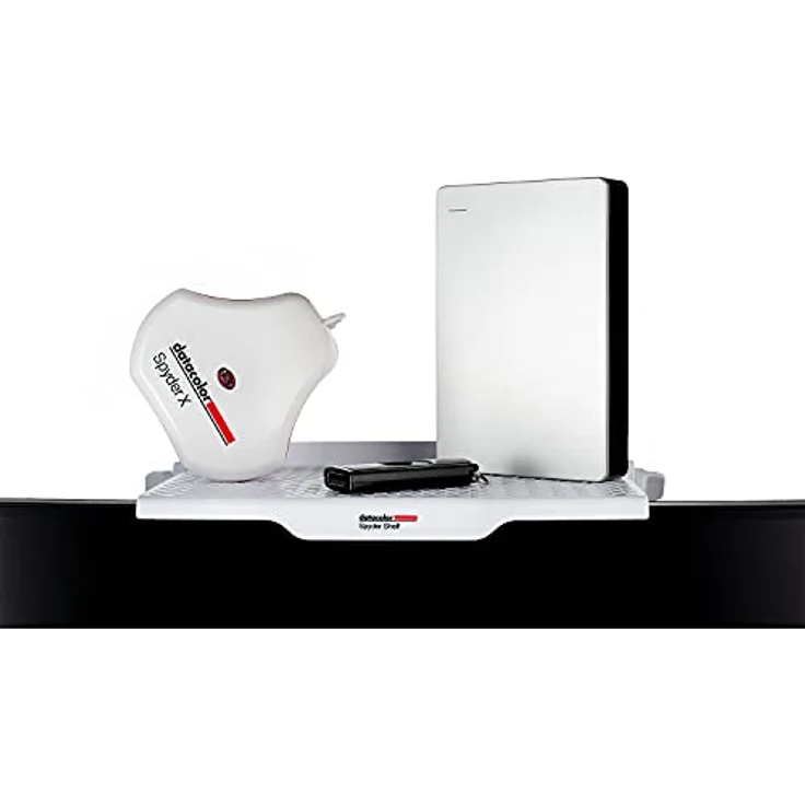 DataColor Spyder Shelf, Halterung für SpyderX-Sensor zur Monitorkalibrierung, silber – Bild 3