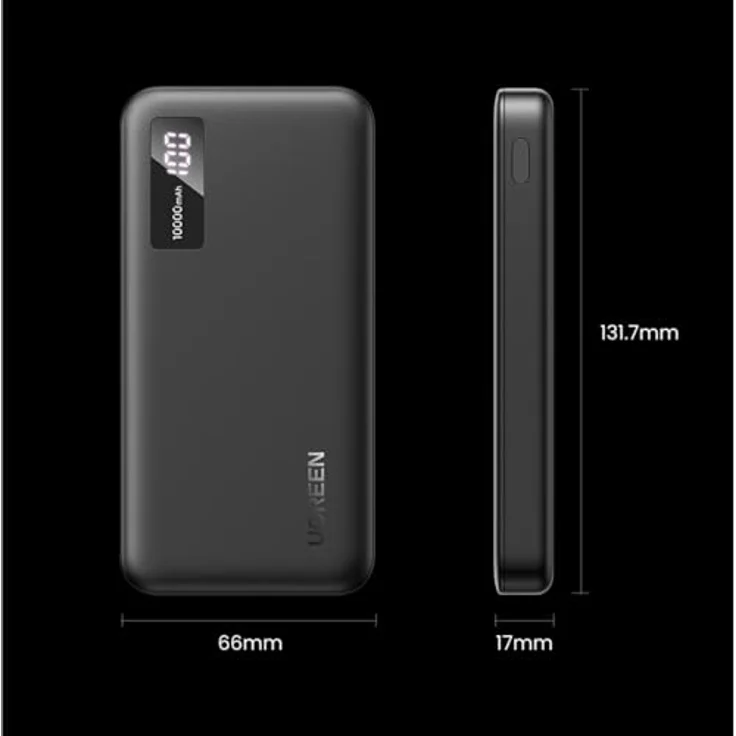 UGREEN 10000mAh Two-way Fast Charging Powerbank Black – Bild 4