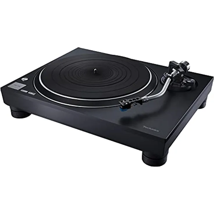 Technics SL-100C Plattenspieler mit Direktantrieb, AT-VM95C Tonabnehmer, Autolift, 3 Geschwindigkeiten, Staubschutz, PHONO-Kabel, schwarz - Preisvergleich