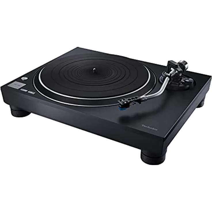 Technics SL-100C Plattenspieler mit Direktantrieb, AT-VM95C Tonabnehmer, Autolift, 3 Geschwindigkeiten, Staubschutz, PHONO-Kabel, schwarz - Preisvergleich – Bild 1