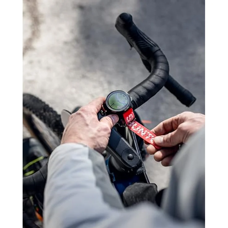 SUUNTO 22 ATH5 Silikon Armband Lava Red S+M - Weiches Silikon Ersatzband 22mm für Race, Vertical, 9 Peak Pro, 9 Peak, 5 Peak – Bild 3