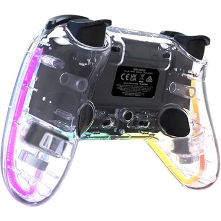 Snakebyte NSW2 Controller Gamepad S2 RGB, kabelloser Pro Controller für Nintendo Switch 2 mit Hall-Effekt-Sticks, ergonomischem Design und USB-C-Ladefunktion, Mehrfarbig – Bild 3