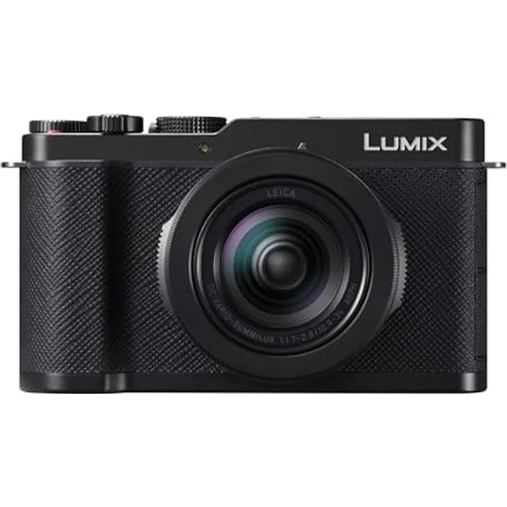 Panasonic LUMIX DC-L10E-K, Kompaktkamera mit 25 MP MFT-Sensor, Leica 24–75 mm F1.7–2.8 Objektiv, Phase Hybrid Autofokus, Real Time LUT, schwarz – Bild 1