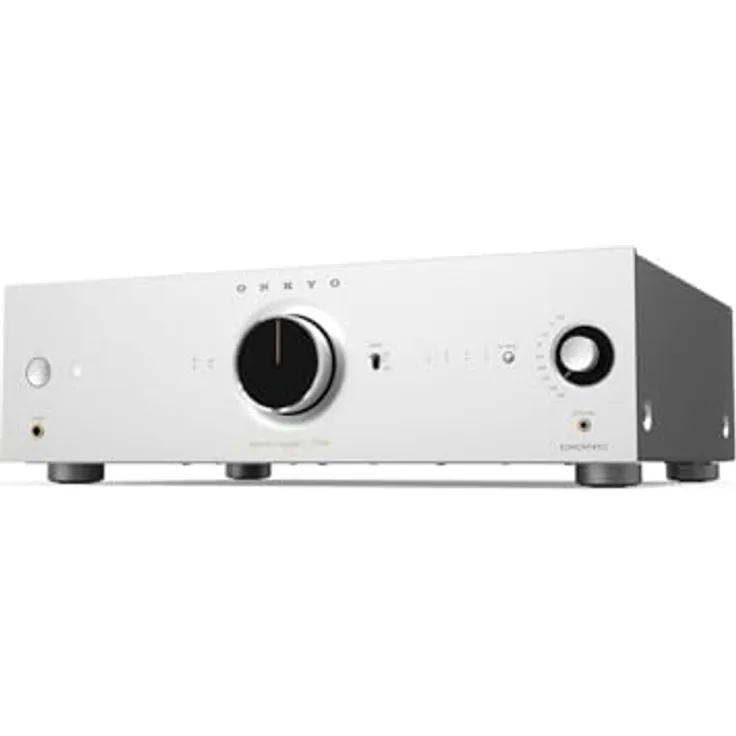 Onkyo A-50 Network Integrated Amp, Netzwerkintegrierter Verstärker mit 140 W Ausgangsleistung, 2 Kanälen, Silber