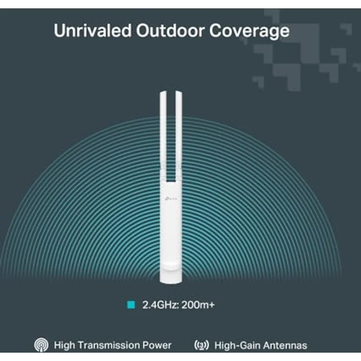 TP-Link Festa F41-Outdoor Access Point N300, Wetterfestes IP65 Gehäuse, Kostenlose Cloud-Verwaltung, Unterstützung für passives PoE, Große Reichweite Abdeckung – Bild 5