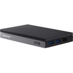 Orbsmart AW-15L Mini-PC Büro/Office Computer (Intel Alder Lake N100, passiv, Windows 11 Pro 4K, WIFI 6, lüfterlos, lautlos)