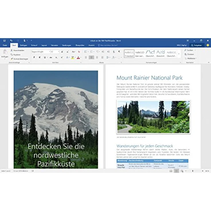 Microsoft Office 2016 Home and Business, Büroanwendungssoftware für Windows/Mac mit Word, Excel, PowerPoint, OneNote und Outlook – Bild 5