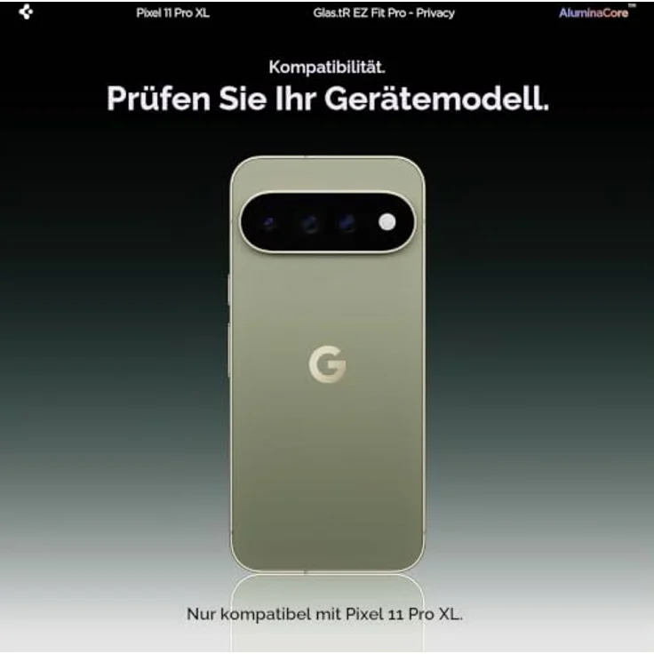 Spigen Glass tR EZ Fit Pro (Privacy) 2er Pack, Hartglas-Displayschutz für Google Pixel 11 Pro XL/10 Pro XL/9 Pro XL mit EZ Fit-Installationsschale und 9H+ Kratzfestigkeit – Bild 2