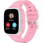Lamax WatchY4 Kinder-Smartwatch, Rosa, mit Überwachungsfunktionen und unterhaltsamem Design