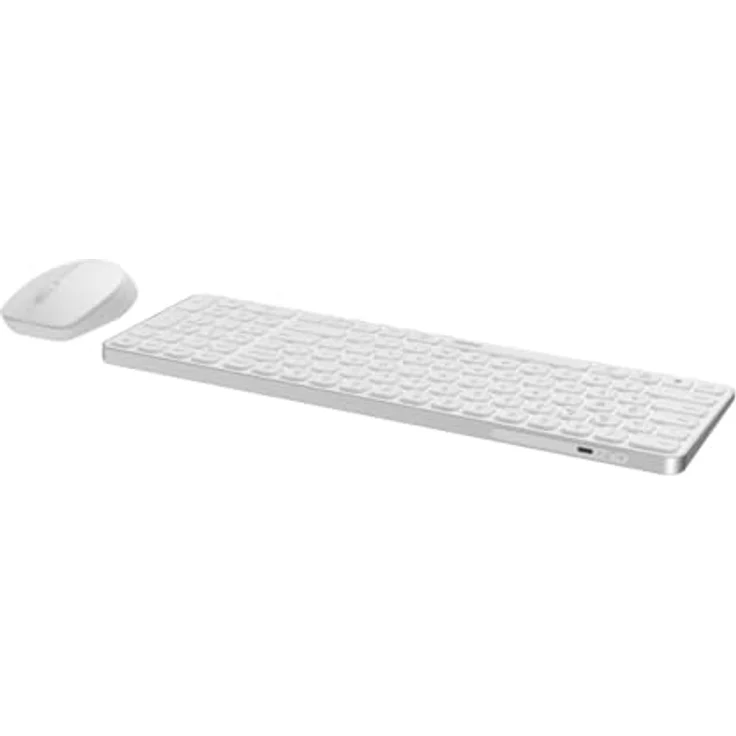 RAPOO 9710M, kabellose ergonomische Tastatur mit Multimodus-Technologie, QWERTZ-Layout, inklusive Maus – Bild 4