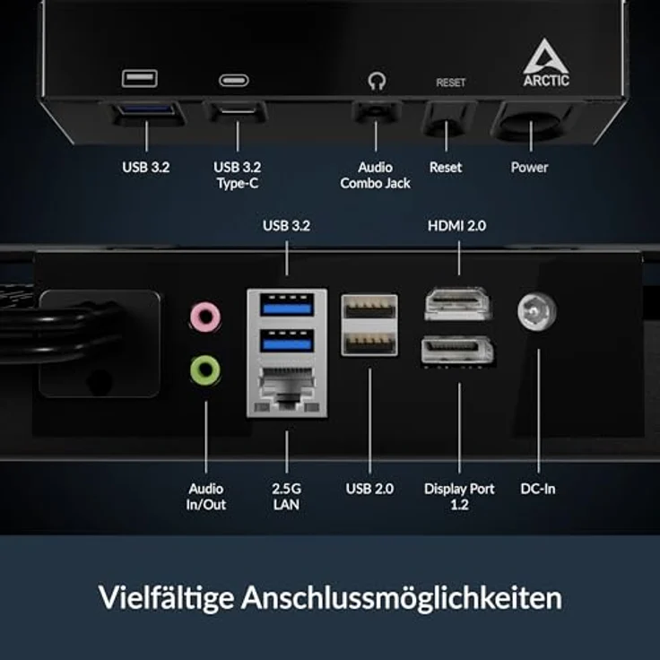 ARCTIC Senza 5700G ACPCC00006A Pro Mini-PC, AMD Ryzen 7 5700G, 8-Core, 32GB RAM, 3.8 GHz, 4.6 GHz Turbo – Bild 11