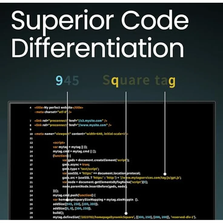 BenQ RD280U 28.2" 4K+ Programmiermonitor mit Hintergrundbeleuchtung und Augenschutz, Ergonomisches Design, MoonHalo Backlight, 3:2 Seitenverhältnis - Preisvergleich – Bild 3