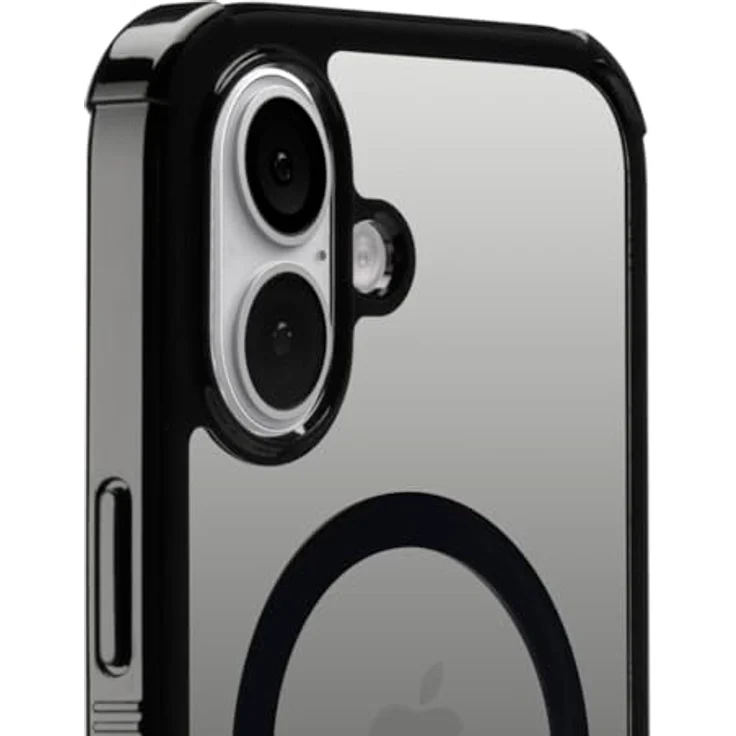 Hama Handyhülle Extreme Protect für iPhone 16 und MagSafe (D3O Bumper, stoßfest, sturzsicher, bruchsicher, magnetisches Case für induktives Laden, Farbverlauf) schwarz – Bild 4