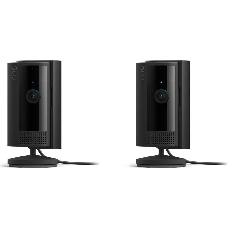 Ring Indoor Cam 2nd Gen - 2-Pack (1920 x 1080 Pixels), Netzwerkkamera, Schwarz