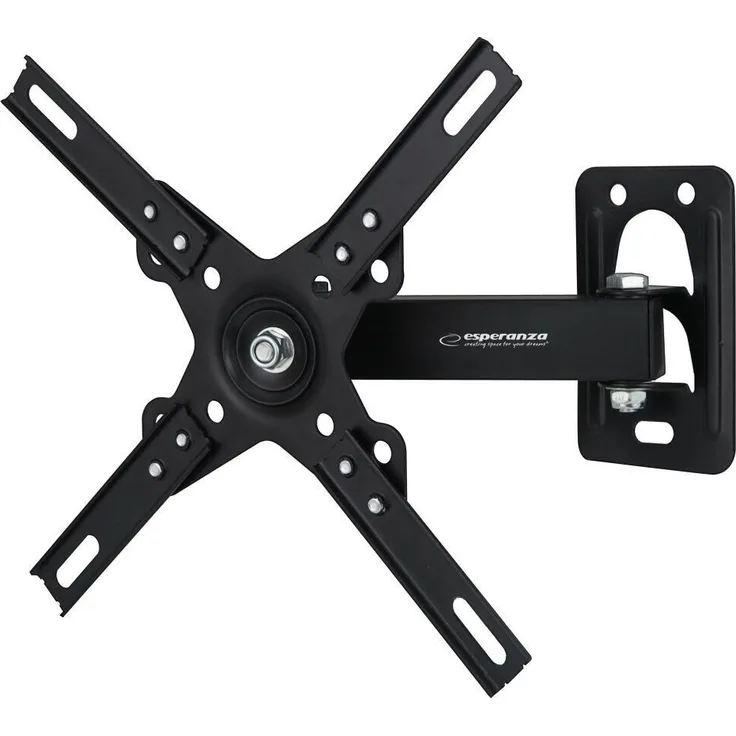 Esperanza Wandhalterung, TV-Halterung 12"-50" Zoll, bis zu 20kg, 360° TV-Wandhalterung, metallisch