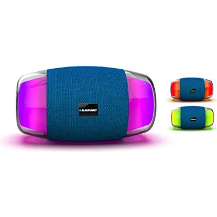 Blaupunkt - MP3915-591 - Bluetooth-Lautsprecher - LED-Lautsprecher - 20 W - Transparent-Blau – Bild 3