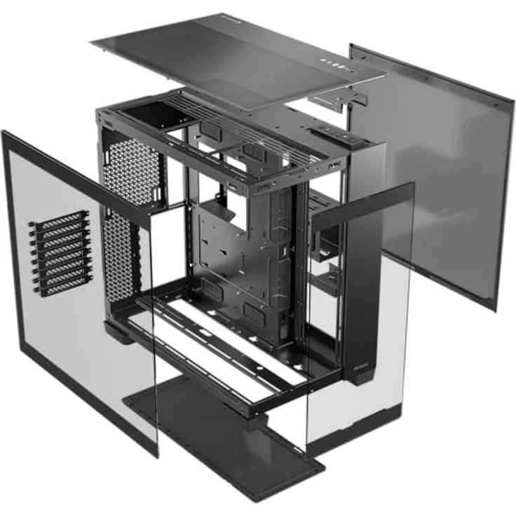 Antec C8 (mATX, ITX, ATX, E-ATX), PC Gehäuse, Schwarz – Bild 25