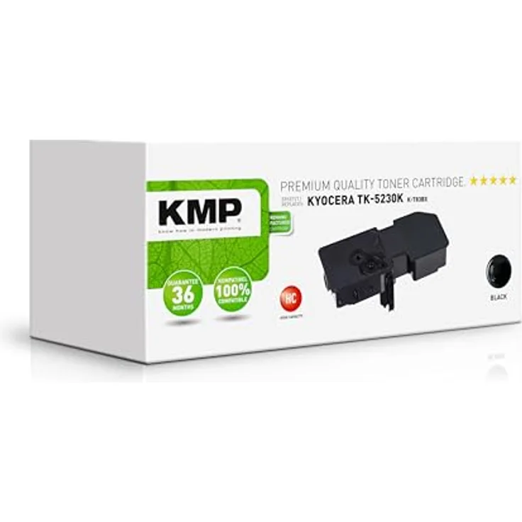 KMP Tonerkartusche TK5230K für Kyocera, Schwarz, kompatibel mit ECOSYS M5521cdn, M5521cdw, P5021cdn, P5021cdw