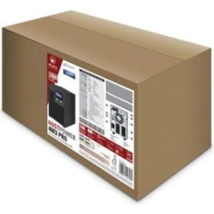 Atlantis Land A03-HP4003PXLN, Line-Interaktive USV mit 3 kVA, 2100 W, Reiner Sinus, 6 AC-Ausgängen und USB-Anschluss