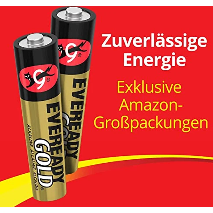 Eveready Gold AAA Batterien, 40 Stück, Langlebige Batterien für Haushaltsgeräte Alkaline – Bild 3