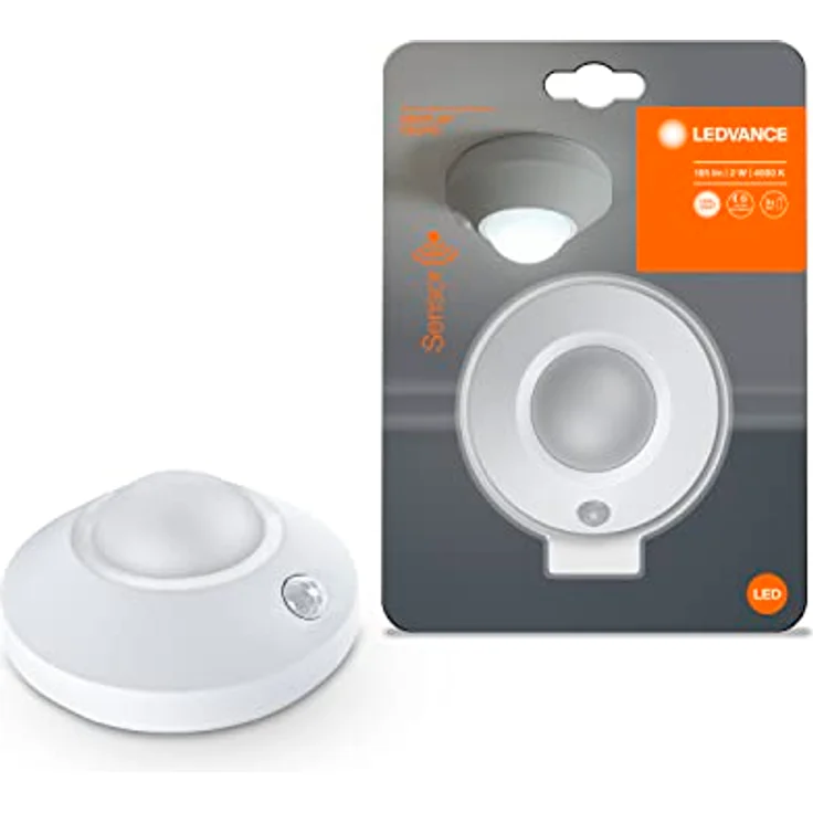 LEDVANCE LED Batteriebetriebene Leuchte, Leuchte für Innenanwendungen, Bewegungssensor, Tag-Nacht-Sensor, Kaltweiß, 86,0 mm x 47,0 mm, NIGHTLUX Ceiling – Bild 4