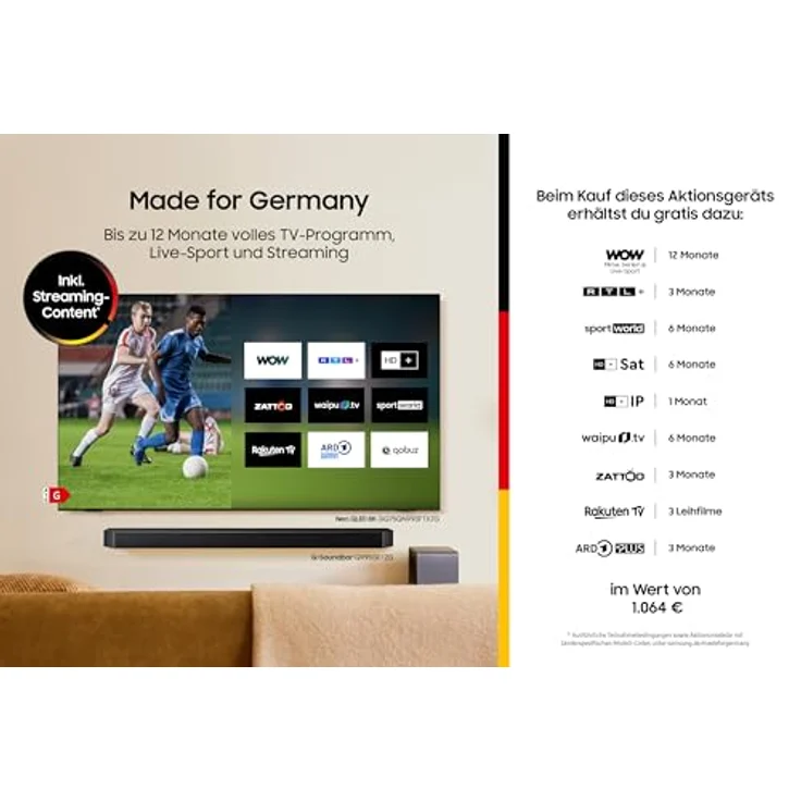 Samsung Neo QLED 4K QN90F, 115 Zoll (292 cm) Mini LED Fernseher mit NQ4 AI Gen3 Prozessor, Neo Quantum HDR+, 4K Upscaling Pro, Dolby Atmos, Antireflektion und Knox Security – Bild 3