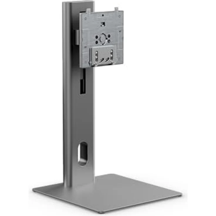 ALOGIC Aspekt Raise Stand, Höhenverstellbar für 32" Monitor bis 165 mm, drehbar für Hoch- und Querformat, Aluminium in Space Grey – Bild 1