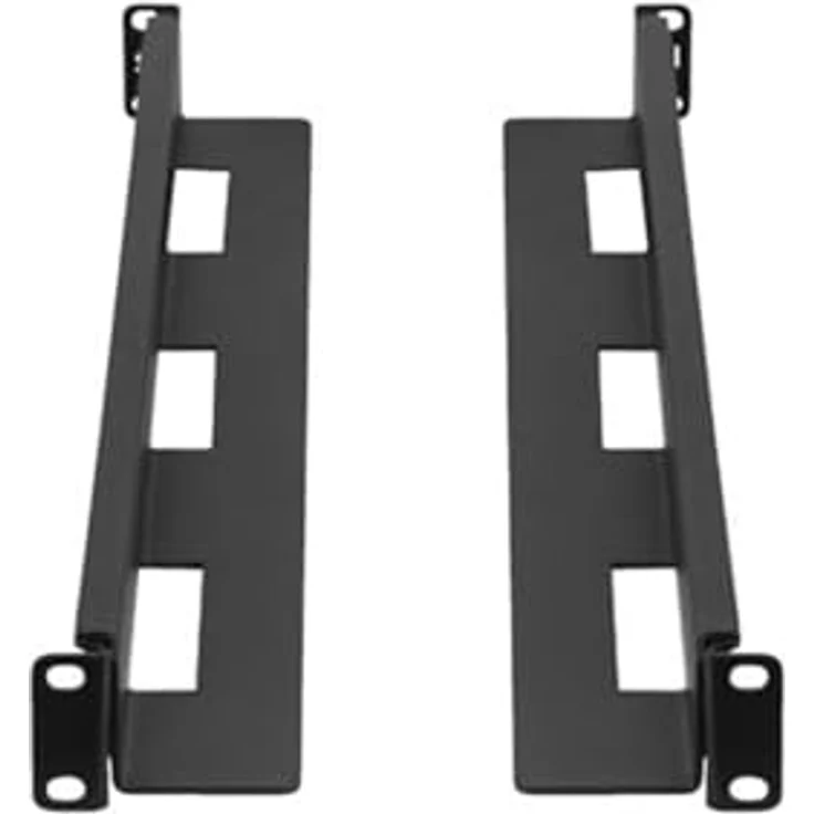 Lanberg AK-1902-B, 1U Sliding Rails aus Stahl, ausziehbar 650-1090 mm, belastbar bis 90 kg, schwarz – Bild 2